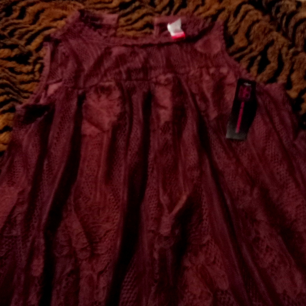 A NB Lace dress red